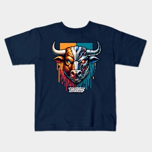 You never know, Bull is a robot. Kids T-Shirt